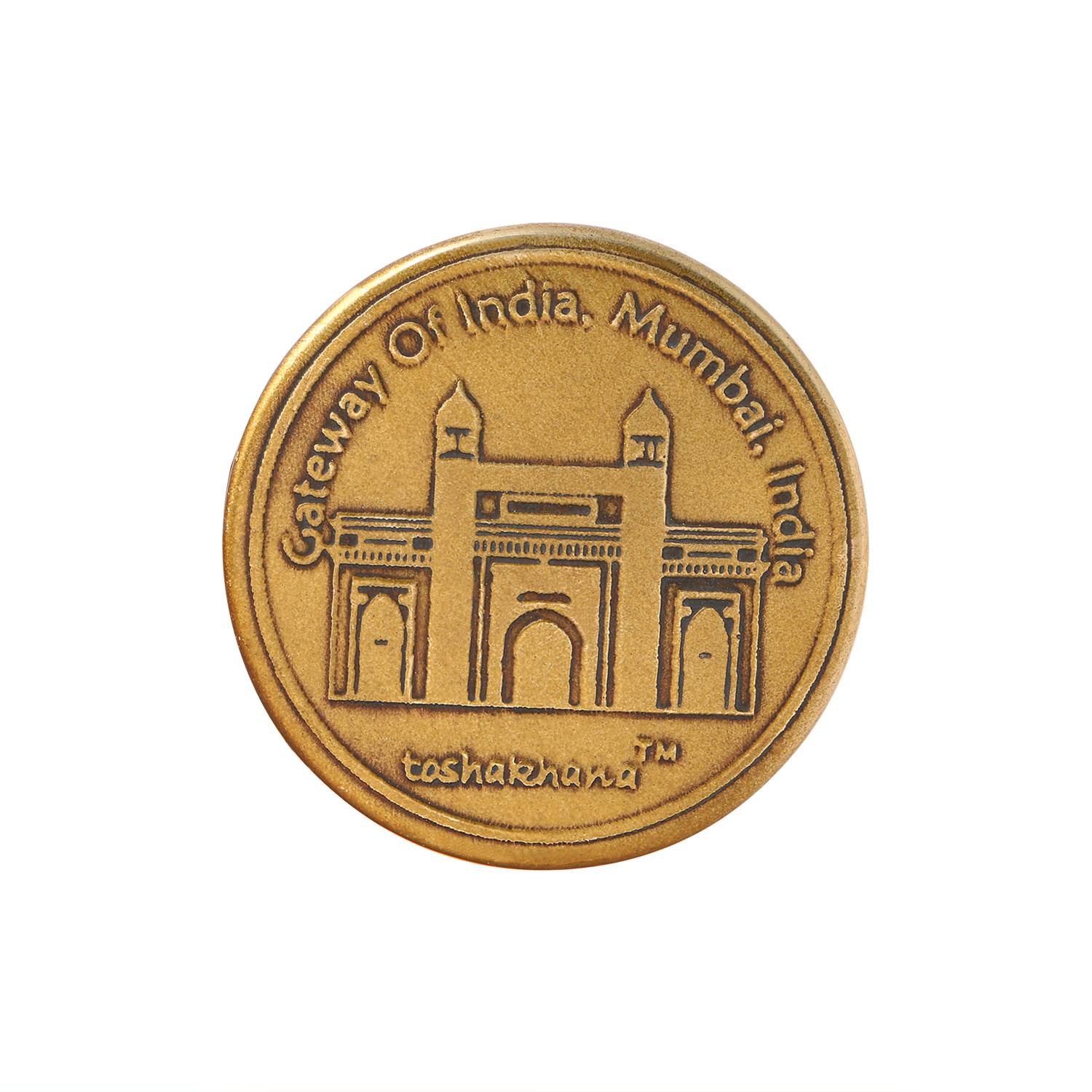 Bottle Opener Cum Fridge Magnet Brass G Gateway of India Mumbai