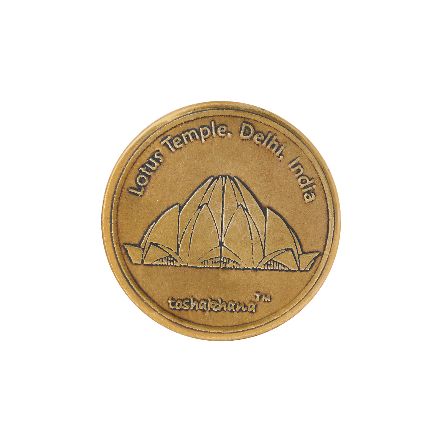 Bottle Opener Cum Fridge Magnet Brass G Lotus Temple Delhi