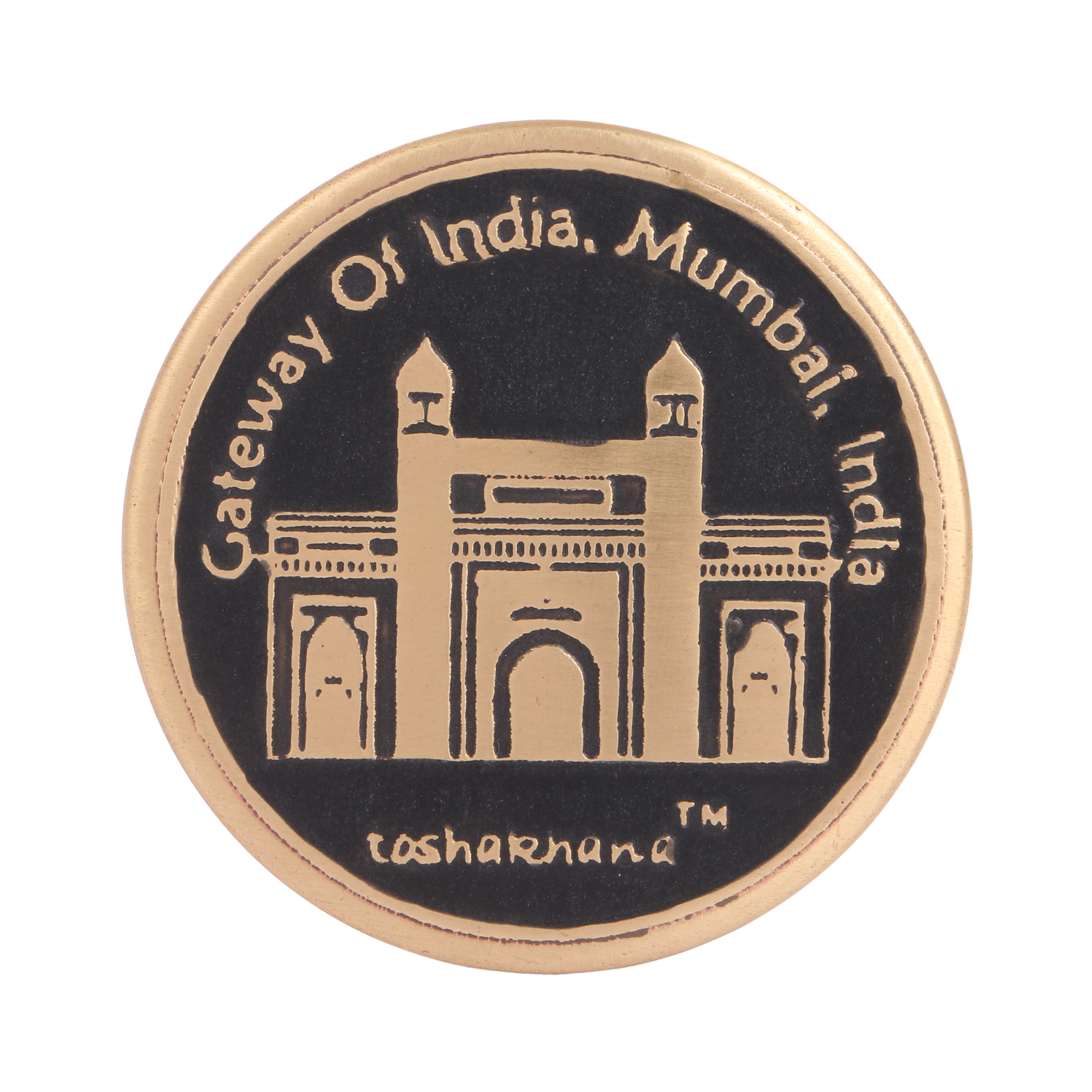 Bottle Opener Cum Fridge Magnet BK Brass Gateway of India Mumbai