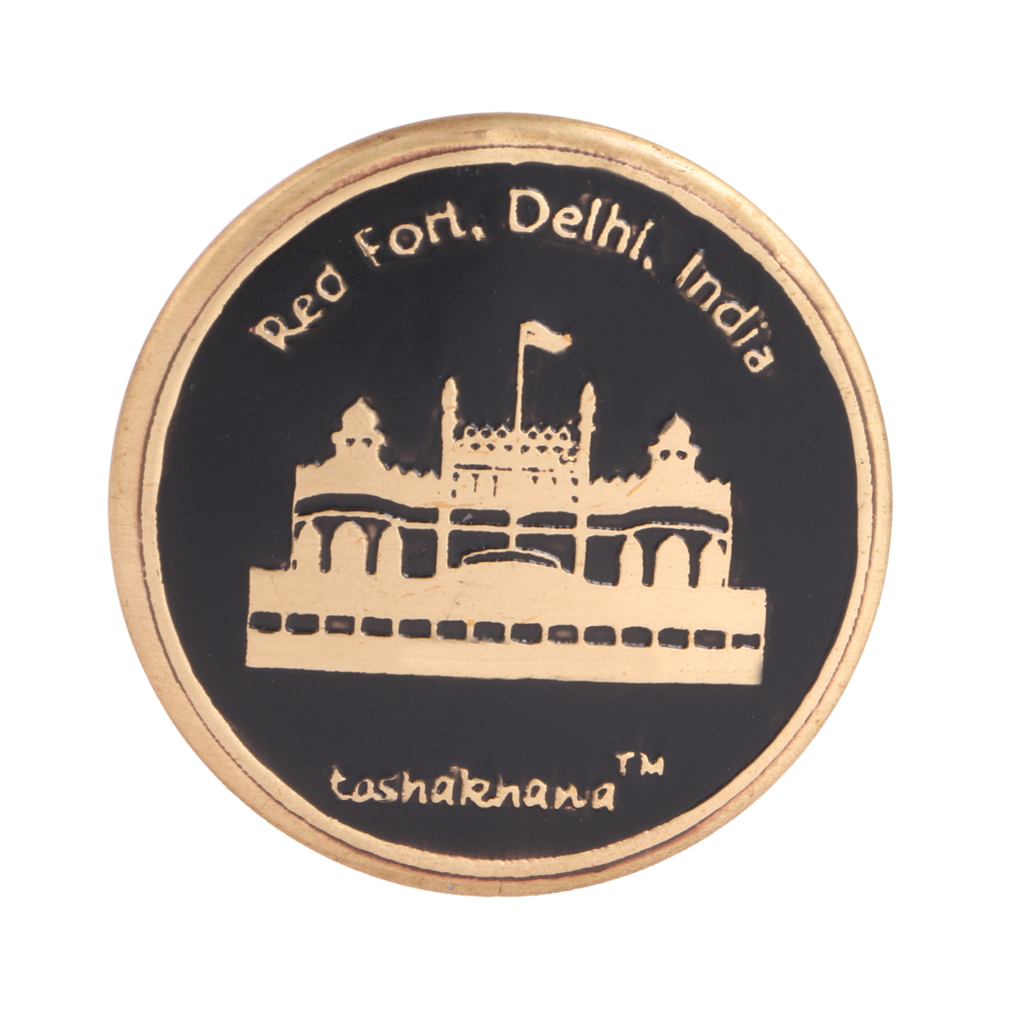 Bottle Opener Cum Fridge Magnet BK Brass Red Fort Delhi