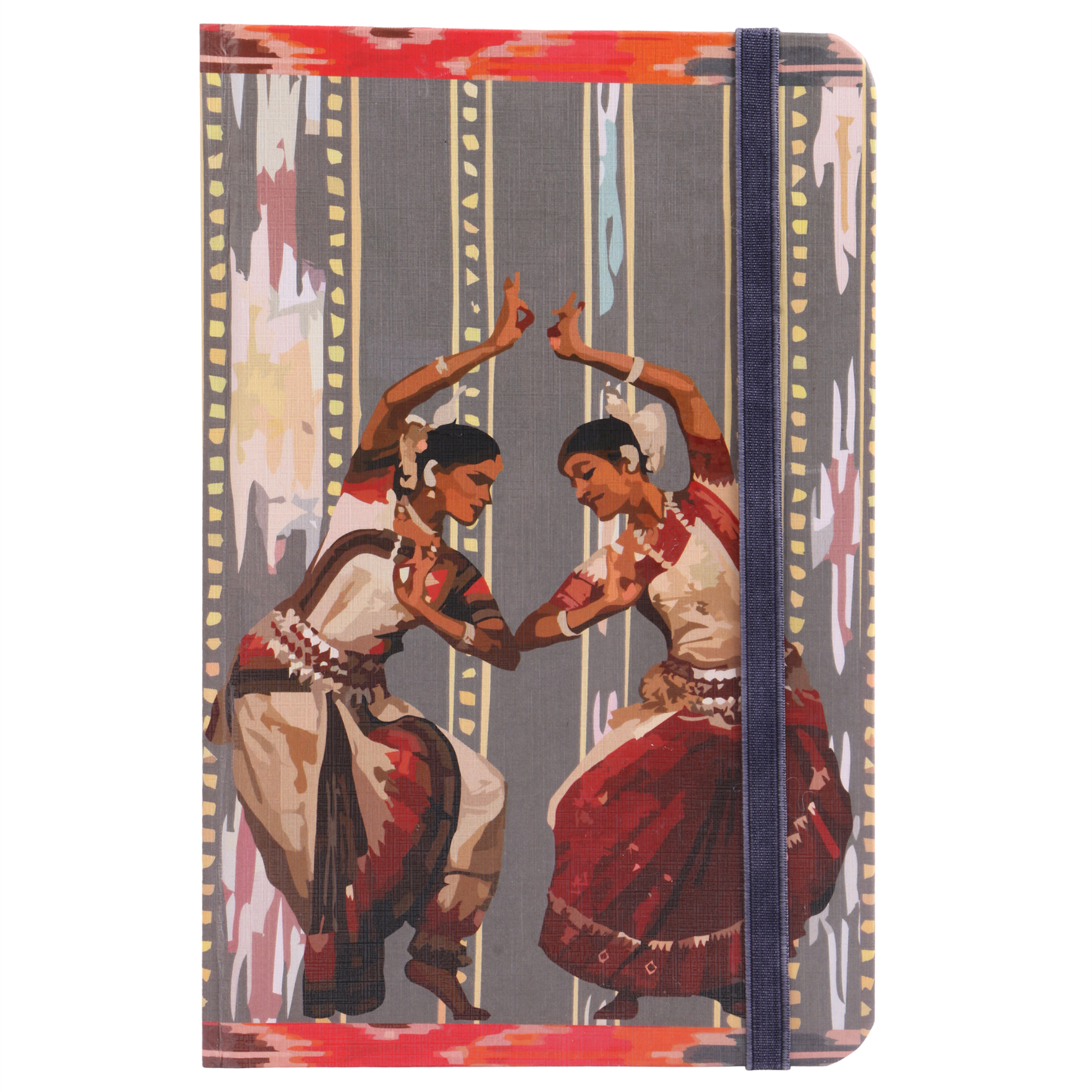 Note Book with Elastic Closure Odissi Dance,Konark Chariot Wheel