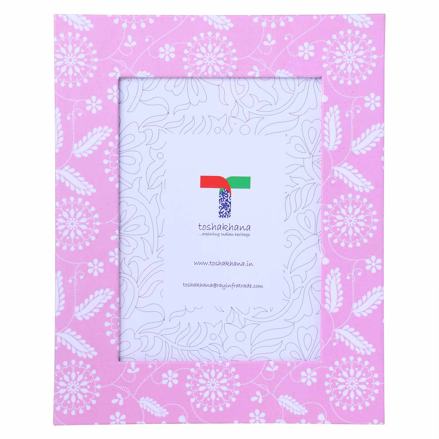 Photo Frame Paper Chikankari PINK Uttar Pradesh